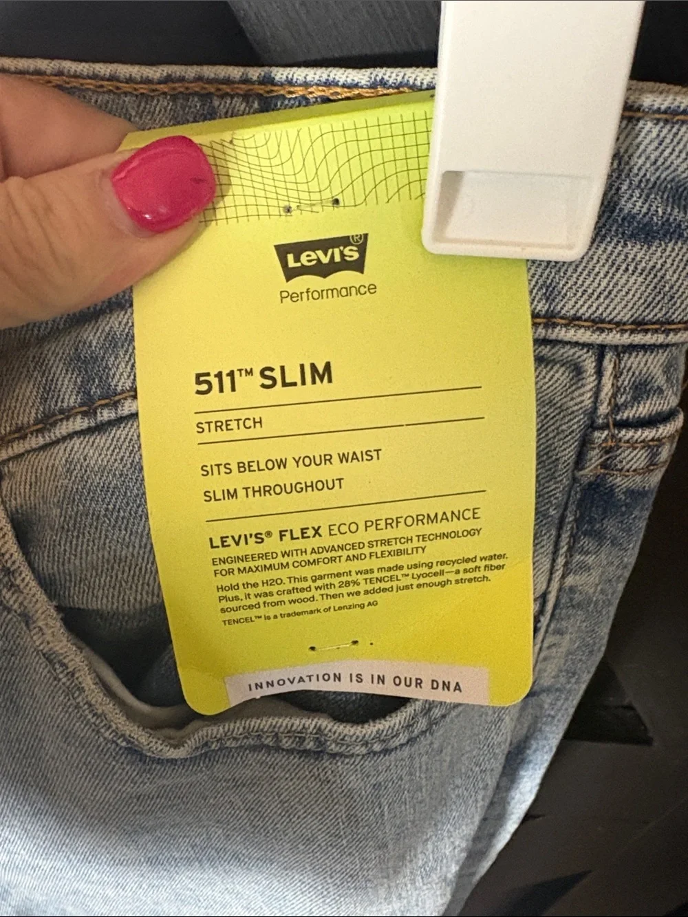 Levi's Men's Vintage Light Blue Slim Straight Jeans